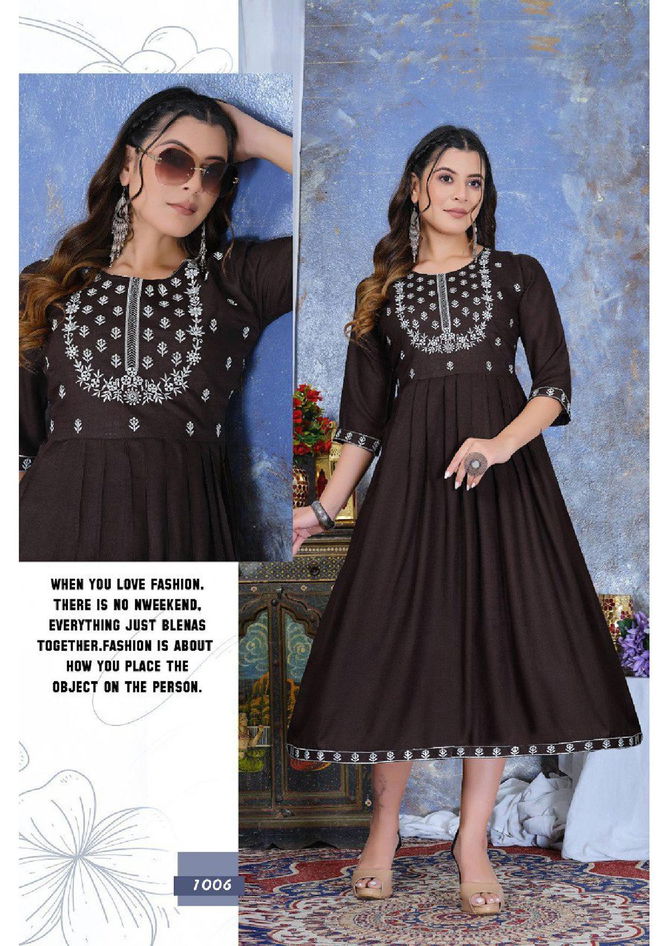 Trendy Tara Sitara Ethnic Wear Wholesale Anarakli Kurtis
